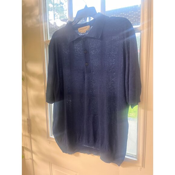 Pronto-uomo Firenze Blue polo shirt -Xl - Picture 2 of 7